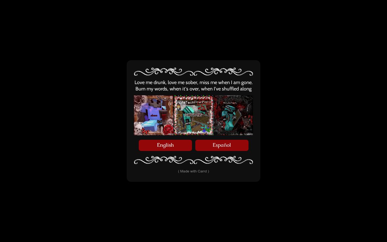 Carrd profile picture for @jester